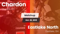 Matchup: Chardon  vs. Eastlake North  2018