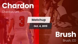 Matchup: Chardon  vs. Brush  2019
