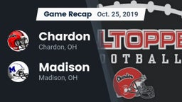 Recap: Chardon  vs. Madison  2019