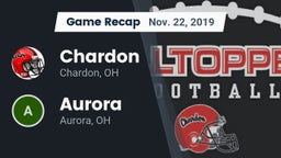 Recap: Chardon  vs. Aurora  2019