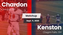 Matchup: Chardon  vs. Kenston  2020
