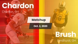 Matchup: Chardon  vs. Brush  2020
