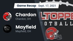 Recap: Chardon  vs. Mayfield  2021