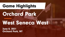 Orchard Park  vs West Seneca West  Game Highlights - June 8, 2021