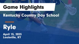 Kentucky Country Day School vs Ryle  Game Highlights - April 15, 2023