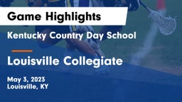 Kentucky Country Day School vs Louisville Collegiate Game Highlights - May 3, 2023