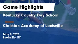 Kentucky Country Day School vs Christian Academy of Louisville Game Highlights - May 8, 2023