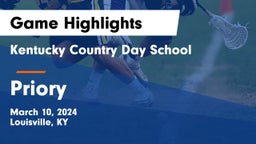 Kentucky Country Day School vs Priory  Game Highlights - March 10, 2024