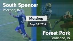 Matchup: South Spencer High vs. Forest Park  2016