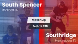 Matchup: South Spencer High vs. Southridge  2017