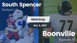 Matchup: South Spencer High vs. Boonville  2017