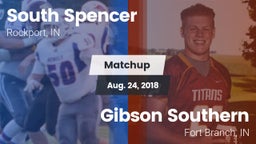 Matchup: South Spencer High vs. Gibson Southern  2018