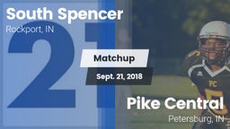 Matchup: South Spencer High vs. Pike Central  2018