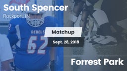 Matchup: South Spencer High vs. Forrest Park 2018