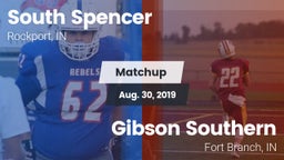 Matchup: South Spencer High vs. Gibson Southern  2019