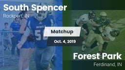 Matchup: South Spencer High vs. Forest Park  2019