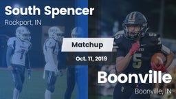Matchup: South Spencer High vs. Boonville  2019