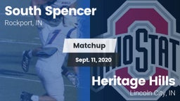 Matchup: South Spencer High vs. Heritage Hills  2020
