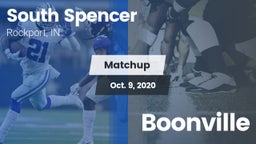Matchup: South Spencer High vs. Boonville  2020