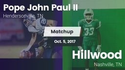Matchup: Pope John Paul II vs. Hillwood  2017