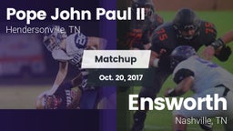Matchup: Pope John Paul II vs. Ensworth  2017
