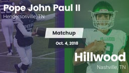 Matchup: Pope John Paul II vs. Hillwood  2018