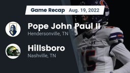 Recap: Pope John Paul II  vs. Hillsboro  2022