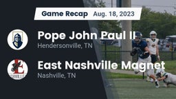 Recap: Pope John Paul II  vs. East Nashville Magnet 2023