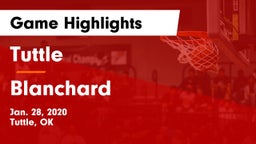 Tuttle  vs Blanchard  Game Highlights - Jan. 28, 2020