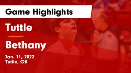 Tuttle  vs Bethany  Game Highlights - Jan. 11, 2022