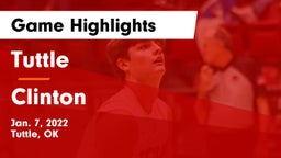 Tuttle  vs Clinton  Game Highlights - Jan. 7, 2022