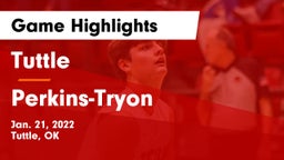 Tuttle  vs Perkins-Tryon  Game Highlights - Jan. 21, 2022