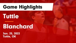 Tuttle  vs Blanchard   Game Highlights - Jan. 25, 2022
