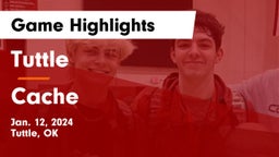 Tuttle  vs Cache  Game Highlights - Jan. 12, 2024