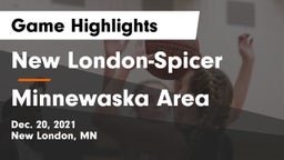 New London-Spicer  vs Minnewaska Area  Game Highlights - Dec. 20, 2021