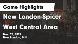 New London-Spicer  vs West Central Area Game Highlights - Nov. 28, 2023
