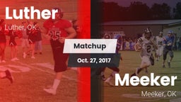 Matchup: Luther  vs. Meeker  2017