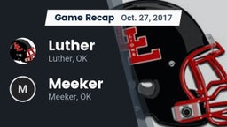 Recap: Luther  vs. Meeker  2017