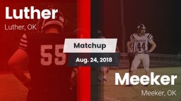Matchup: Luther  vs. Meeker  2018