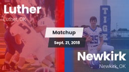 Matchup: Luther  vs. Newkirk  2018