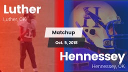 Matchup: Luther  vs. Hennessey  2018