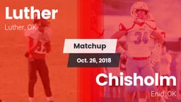 Matchup: Luther  vs. Chisholm  2018