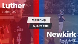 Matchup: Luther  vs. Newkirk  2019