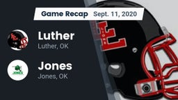 Recap: Luther  vs. Jones  2020