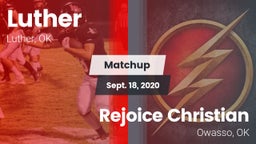 Matchup: Luther  vs. Rejoice Christian  2020