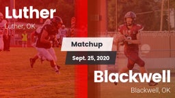 Matchup: Luther  vs. Blackwell  2020