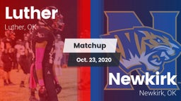 Matchup: Luther  vs. Newkirk  2020