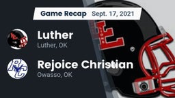 Recap: Luther  vs. Rejoice Christian  2021