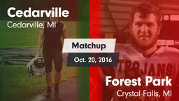 Matchup: Cedarville vs. Forest Park  2016