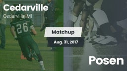 Matchup: Cedarville vs. Posen 2017